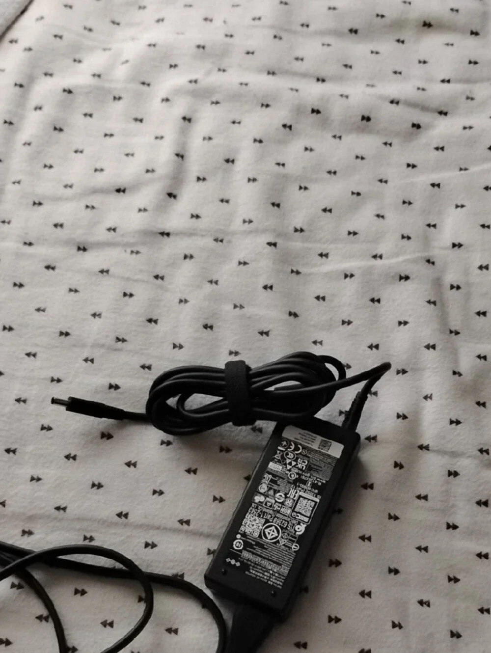 Black Laptop Power Adapter with USB-C Plug